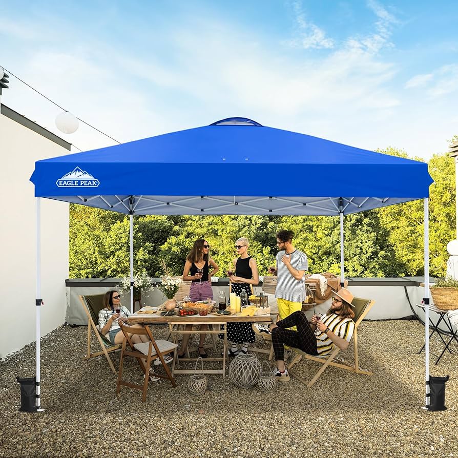 Amazon.com : EAGLE PEAK Pop Up Canopy Tent with Wheeled
